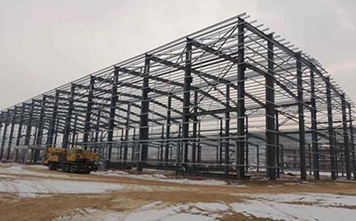 武都武都钢结构厂房安装